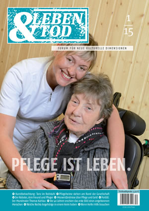 Titelseite: Pflege ist Leben.