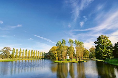 Die Rousseau-Insel im Wörlitzer Park