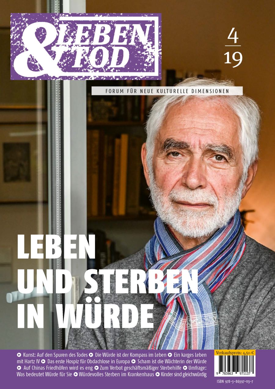 Titelseite: Leben und Sterben in Würde