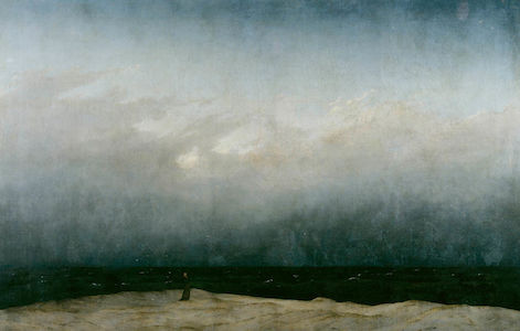 Caspar David Friedrich, Der Mönch am Meer,  Öl auf Leinwand, ca. 1809, 110 x 171 cm