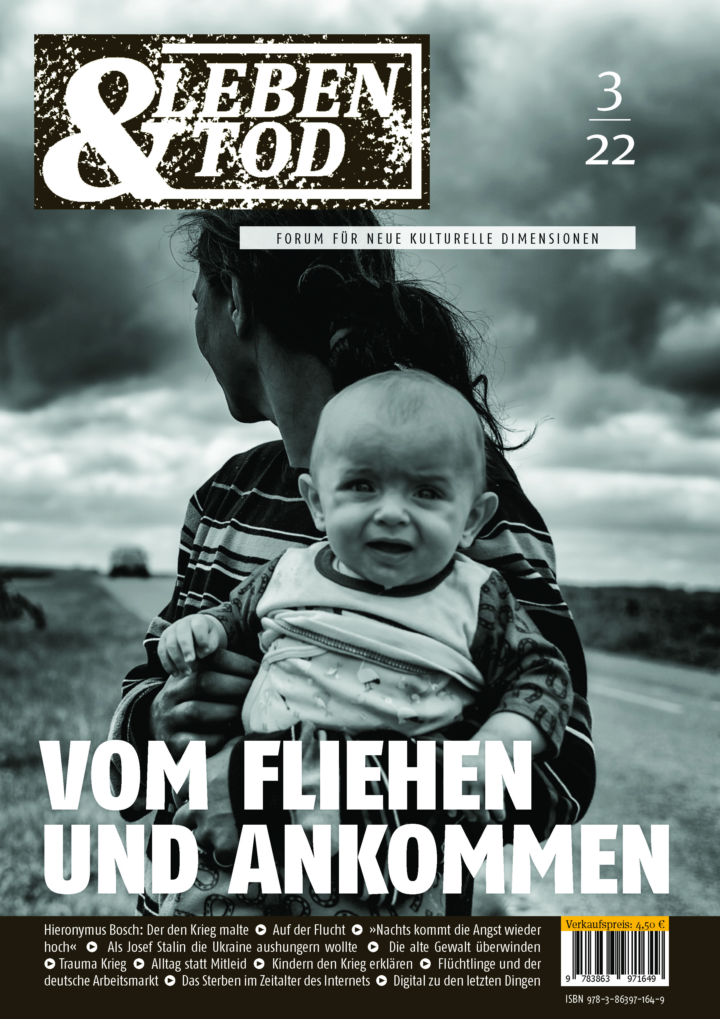 Titelseite: Vom Fliehen und Ankommen