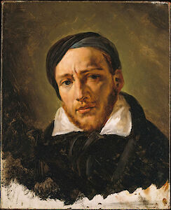 Théodore Géricault, porträtiert von Horace Vernet, 1822