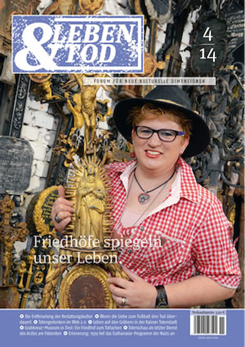 Titelseite: Friedhöfe spiegeln unser Leben.