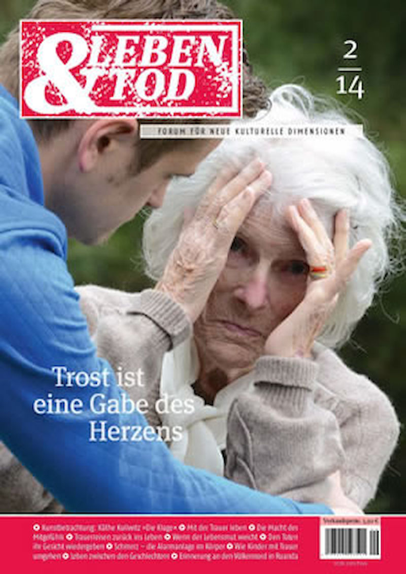Titelseite: Trost ist eine Gabe des Herzens