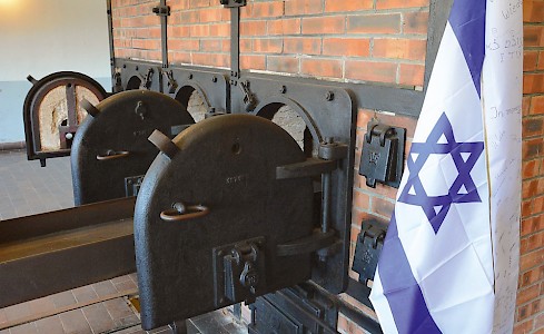 Im Krematorium des Konzentrationslagers Buchenwald