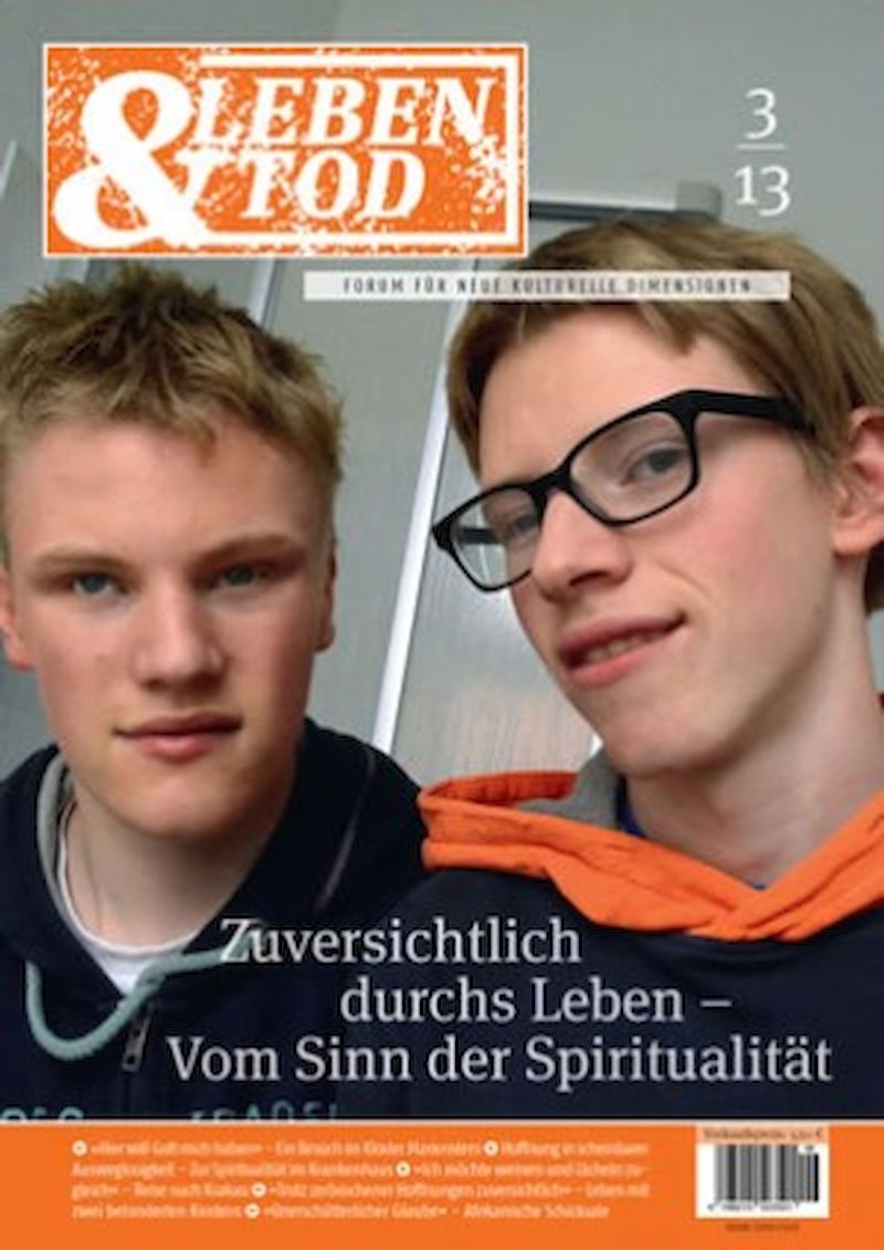Titelseite: Zuversichtlich durchs Leben – Vom Sinn der Spiritualität