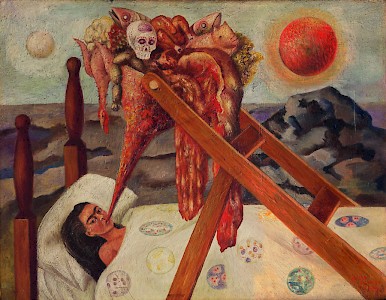 Frida Kahlo (1907–1954), Sin esperanza (Ohne Hoffnung), 1945, Öl auf Leinwand, 28 x 36 cm, Museo Dolores Olmedo, Mexiko Stadt￼
